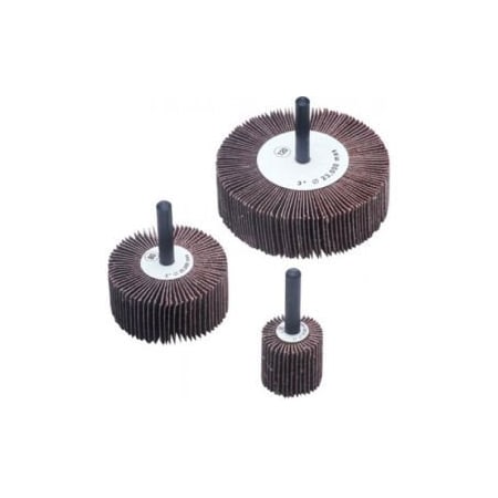Cgw Abrasives CGW Abrasives 39922 Flap Wheel 1-1/2 x 1/4 x 1 80 Grit Aluminum Oxide, PK10 39922